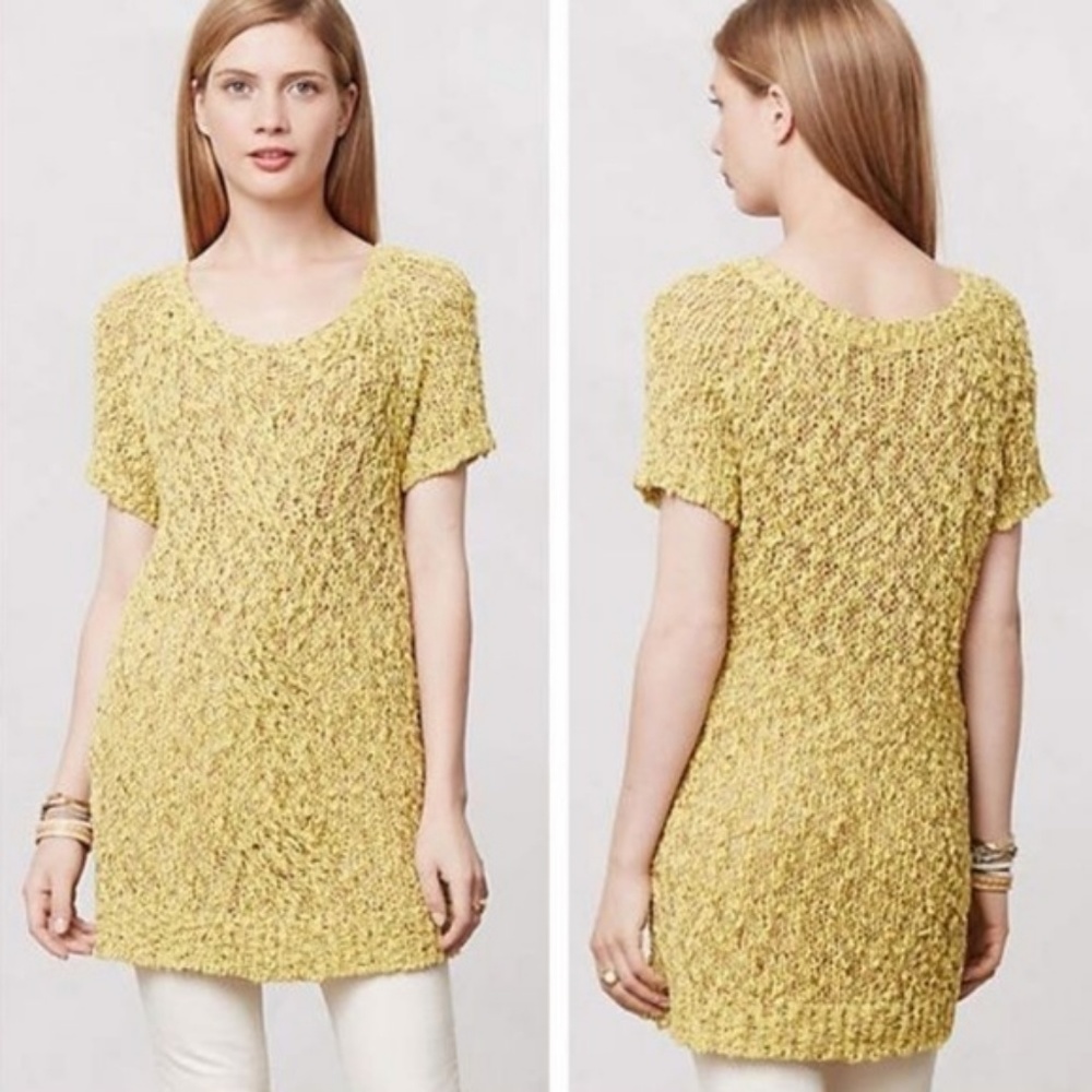 Moth Anthropologie Mustard Juliet Sweater …